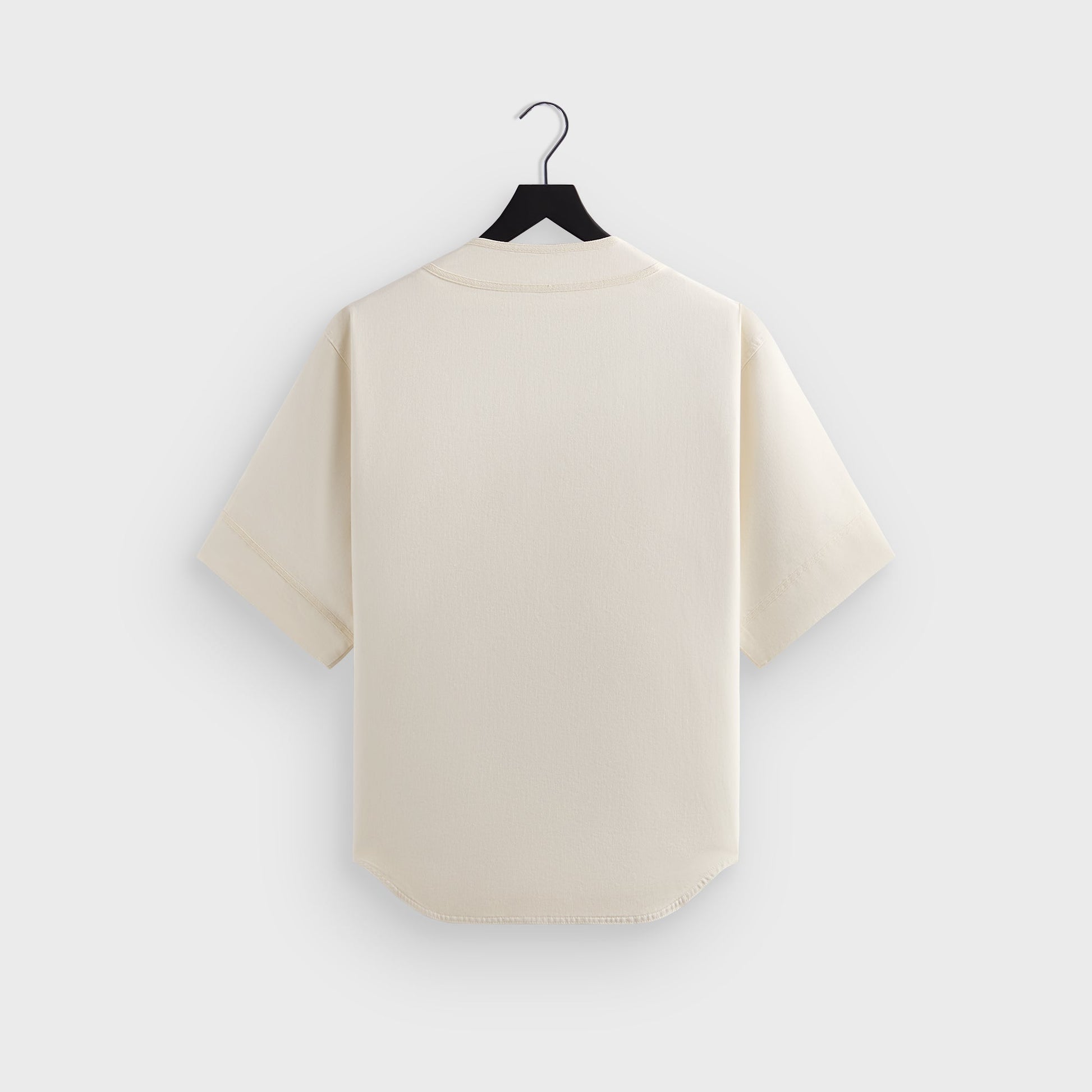 Men Kith Kith Washed Denim Willis Baseball Shirt - Sandrift