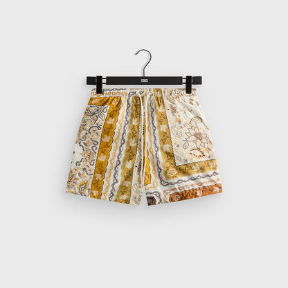 Men Kith Kith Panelled Bandana Ashton Swim Short - Sandrift