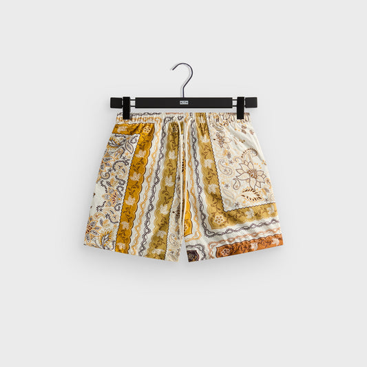Men Kith Kith Panelled Bandana Ashton Swim Short - Sandrift