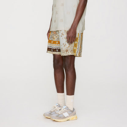 Men Kith Kith Panelled Bandana Ashton Swim Short - Sandrift