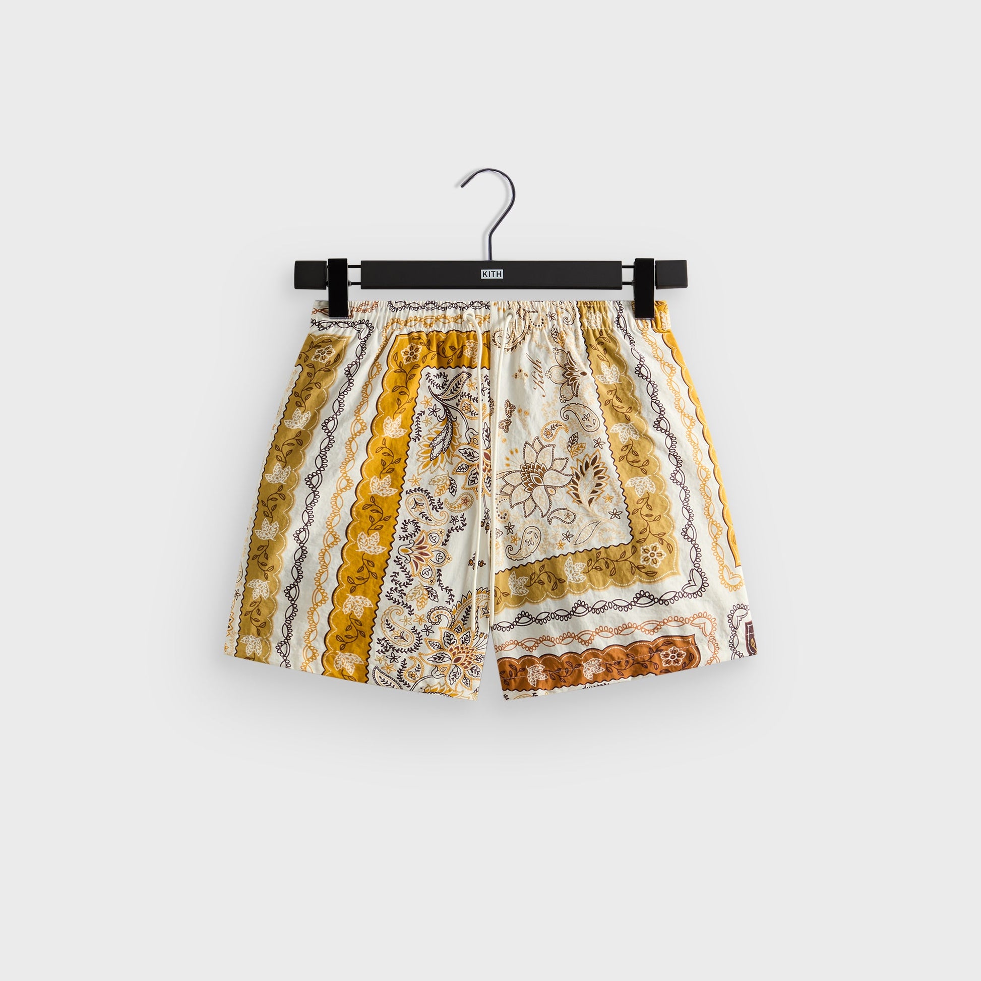 Men Kith Kith Panelled Bandana Ashton Swim Short - Sandrift