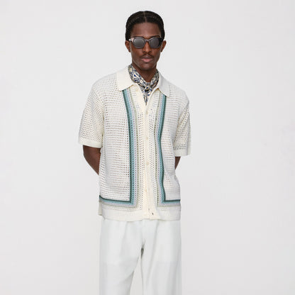 Men Kith Kith Thompson Crochet Buttondown - Waffle