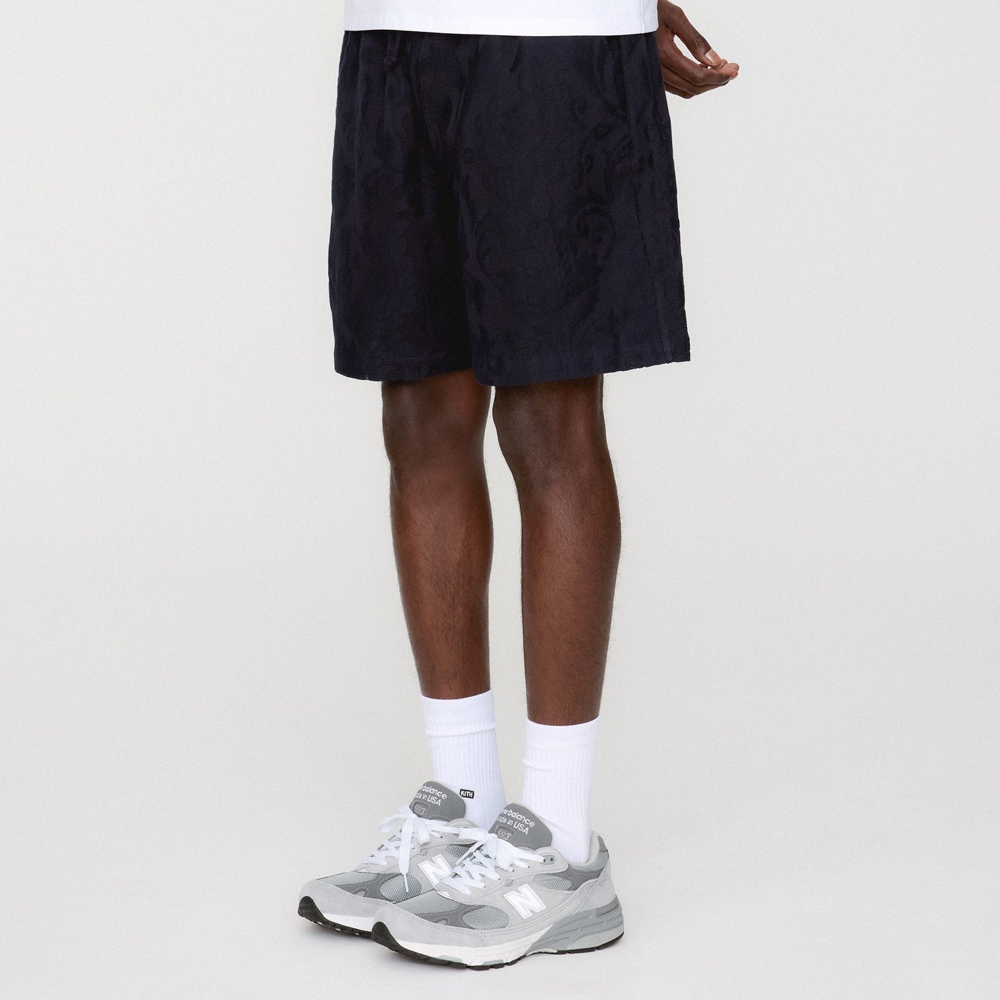 Men Kith Kith Lace Lewis Short - Ink