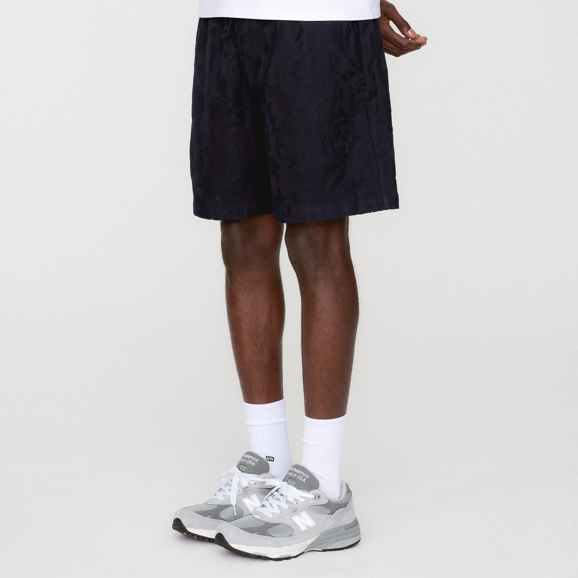 Men Kith Kith Lace Lewis Short - Ink