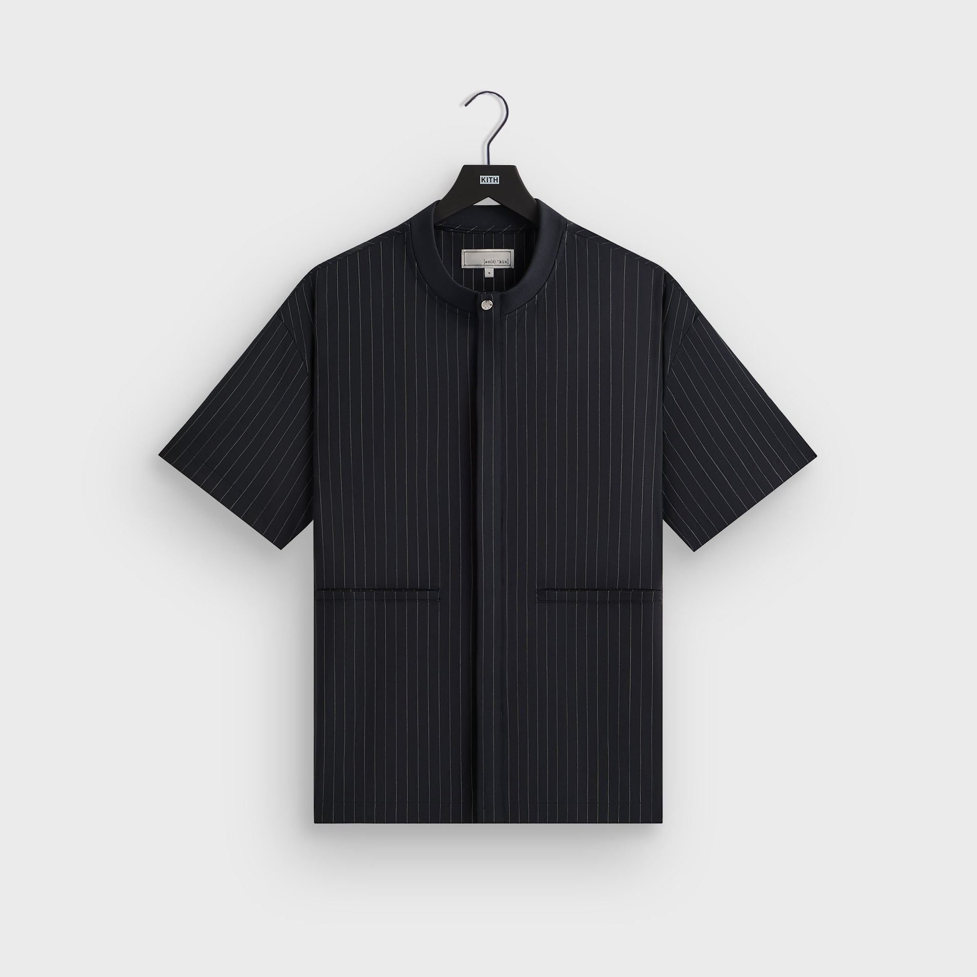 Men Kith &Kin Tropical Wool Casper Shirt - Admiral