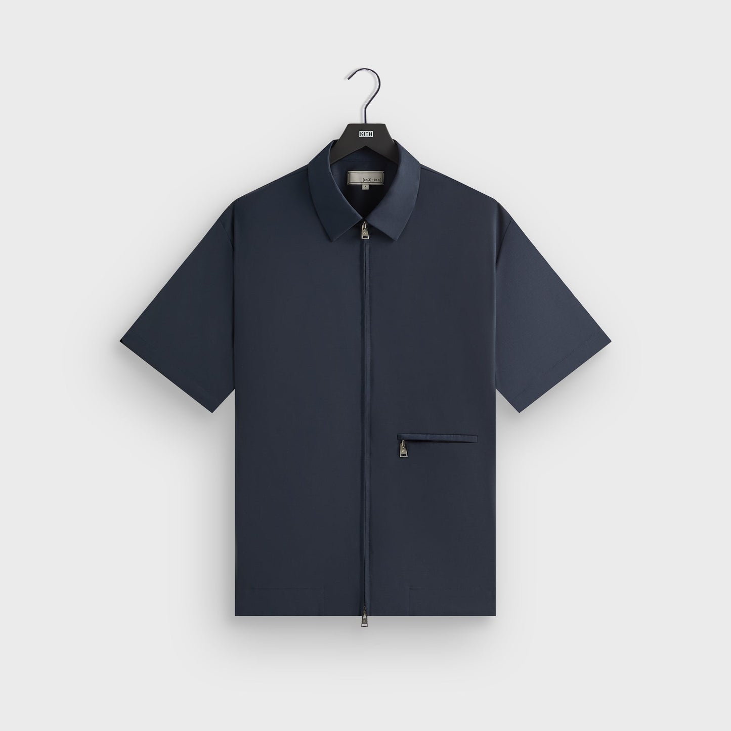 Men Kith &Kin Tropical Wool Davenport Shirt - Admiral