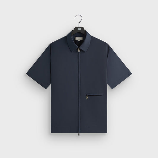 Men Kith &Kin Tropical Wool Davenport Shirt - Admiral