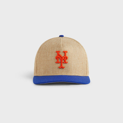 Men Kith Kith & New Era for the New York Mets Raffia 49FORTY Snapback - Natural