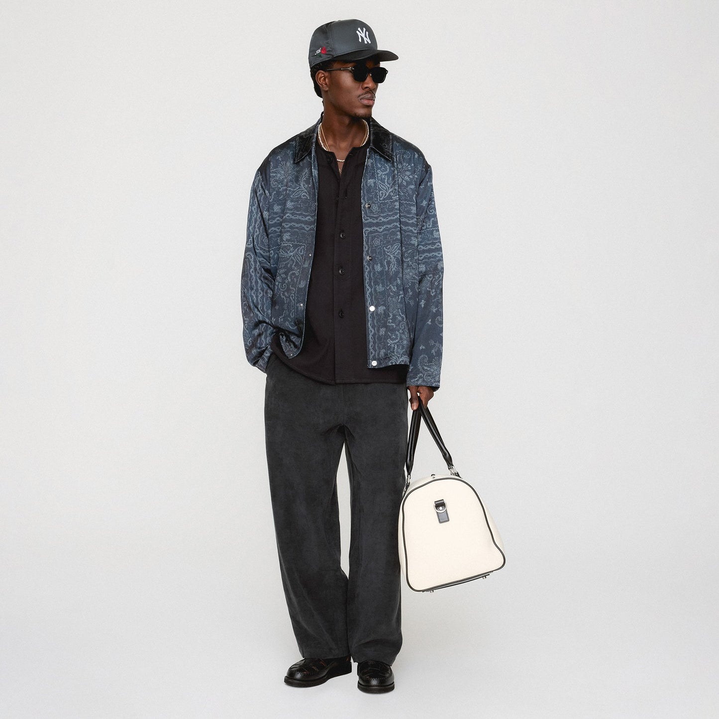Men Kith Kith Crest Canvas Duffle Bag - Sandrift
