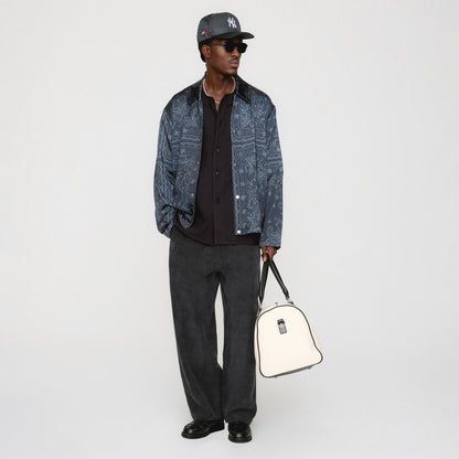 Men Kith Kith Crest Canvas Duffle Bag - Sandrift