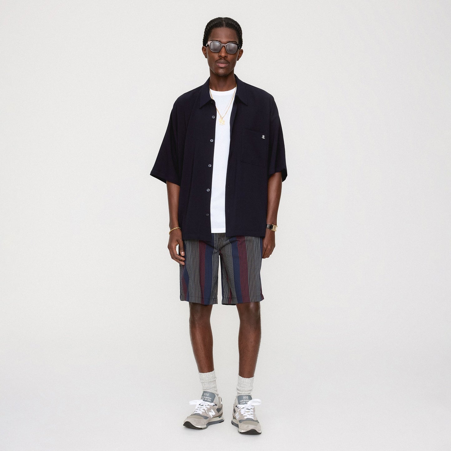 Men Kith Kith Raf Dolman Buttondown - Ink