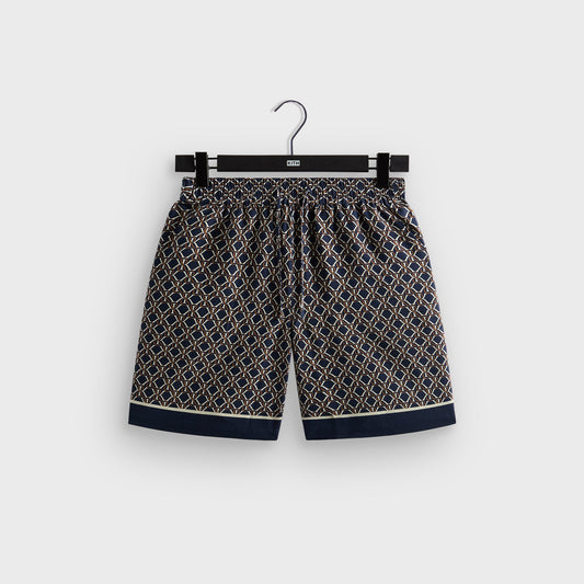 Men Kith Kith Monogram Crest Lewis Short - Nocturnal