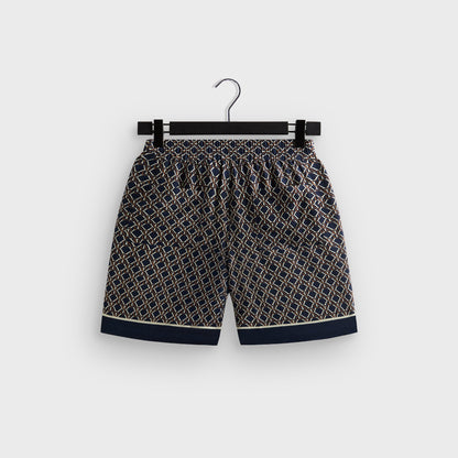 Men Kith Kith Monogram Crest Lewis Short - Nocturnal