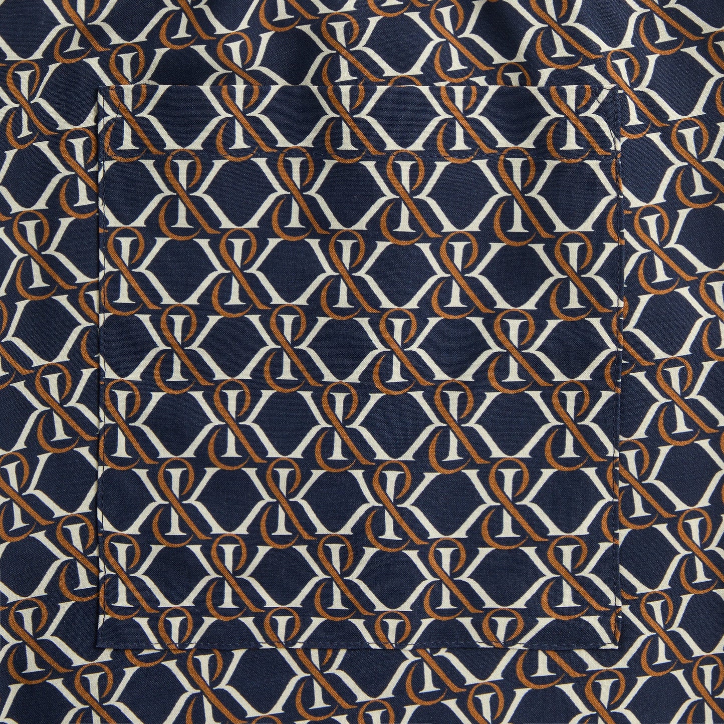 Men Kith Kith Monogram Crest Lewis Short - Nocturnal