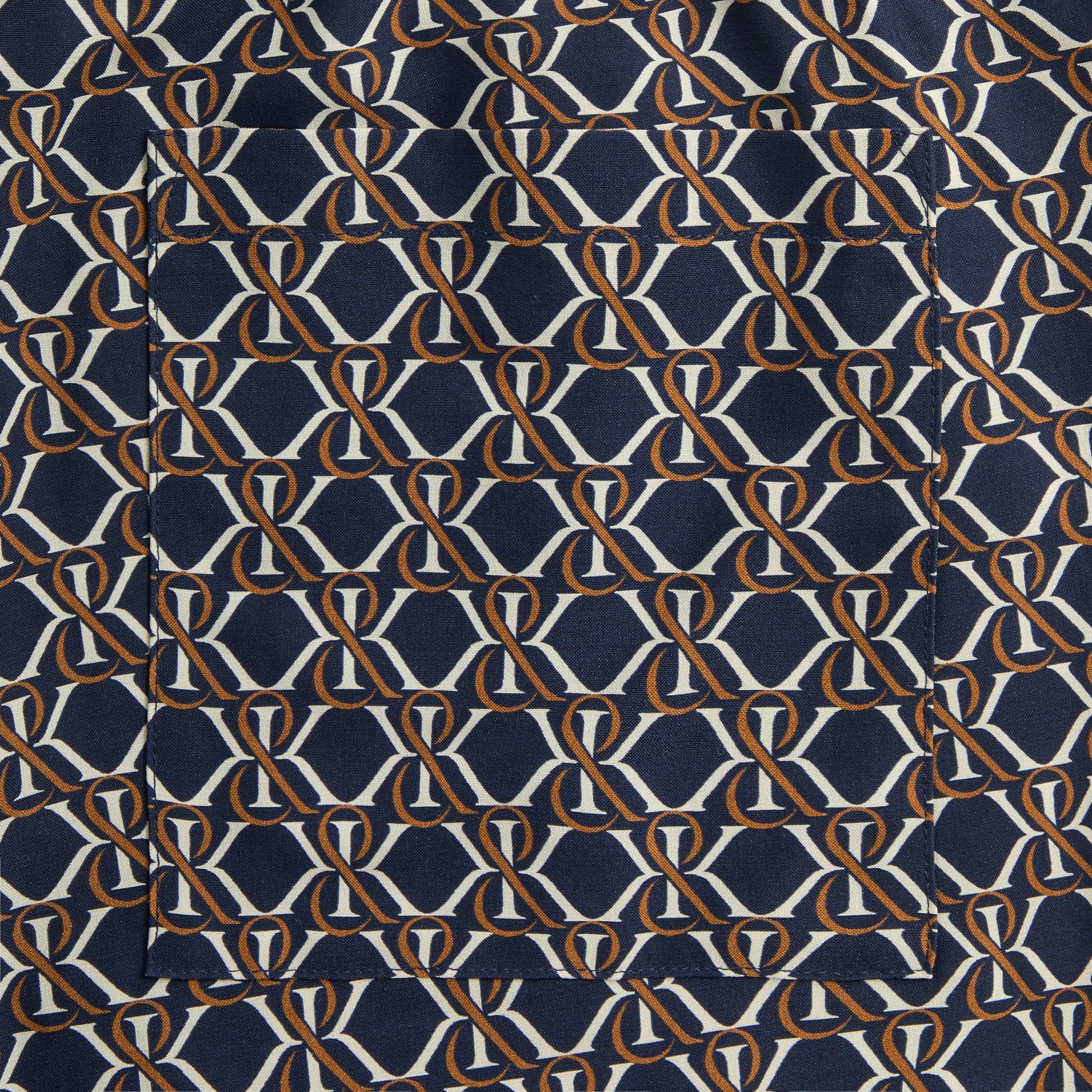 Men Kith Kith Monogram Crest Lewis Short - Nocturnal