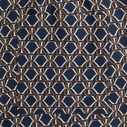 Men Kith Kith Monogram Crest Lewis Short - Nocturnal