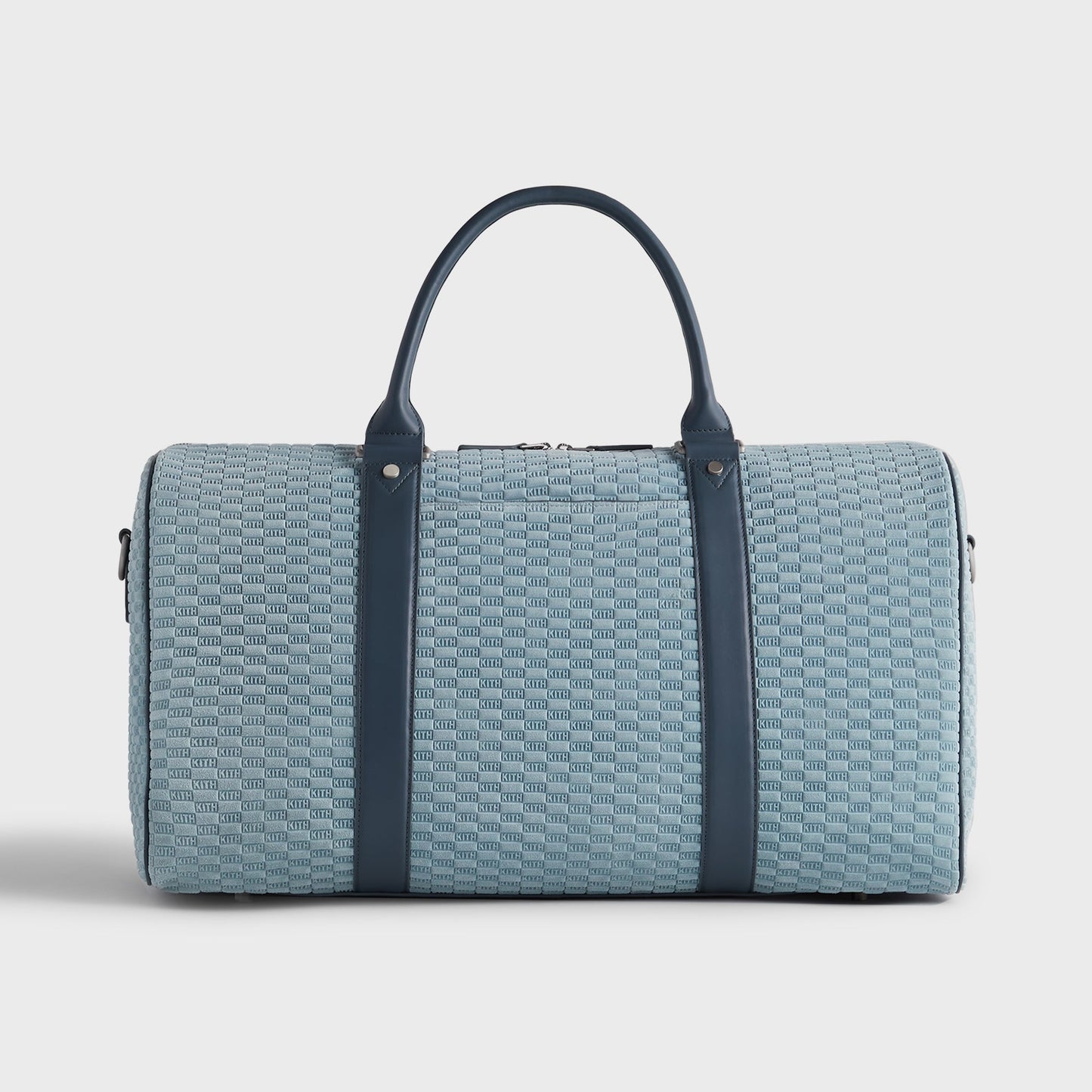 Men Kith Kith Monogram Suede Duffle Bag - Mist