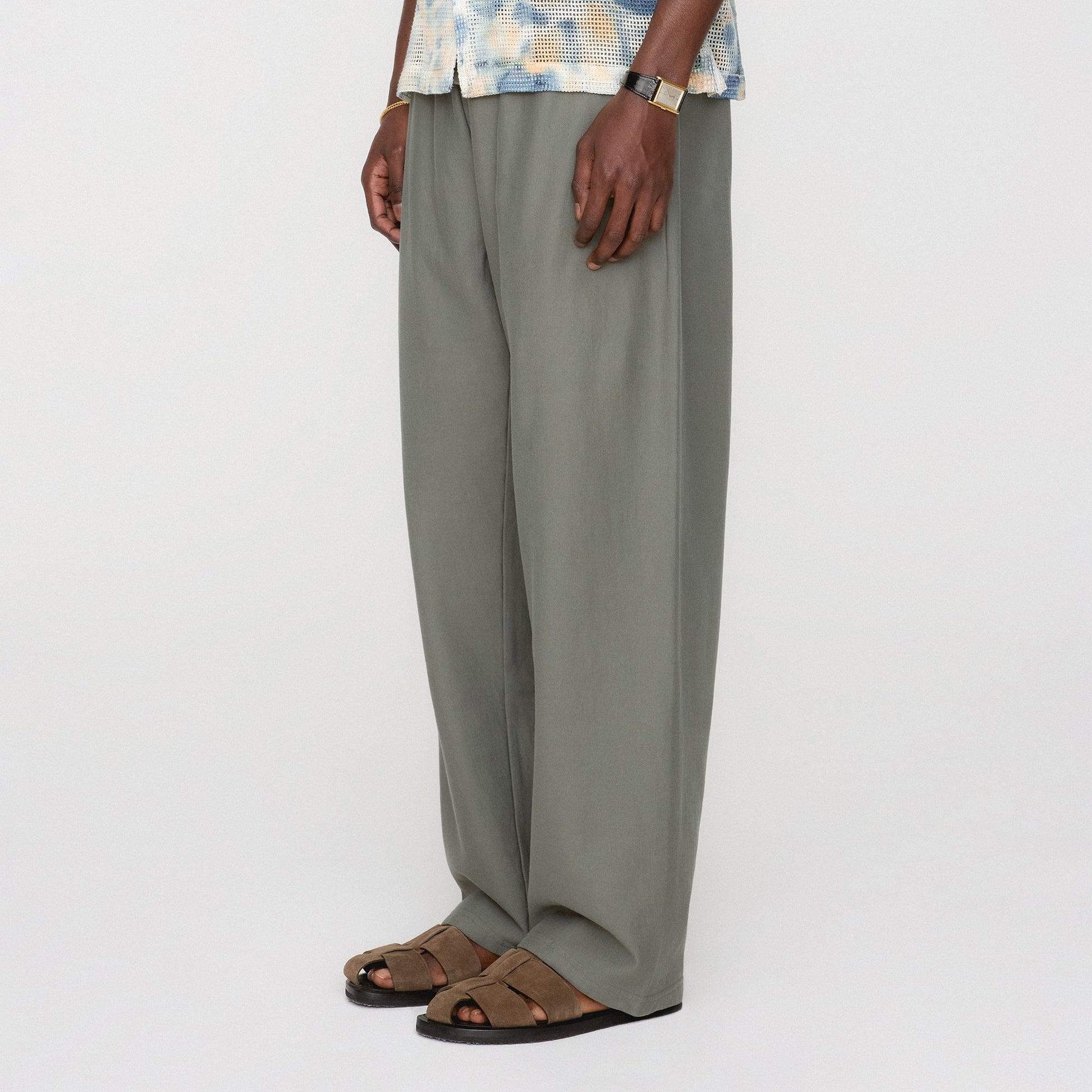 Men Kith Kith Double Crepe Grayson Pant - Rhizome