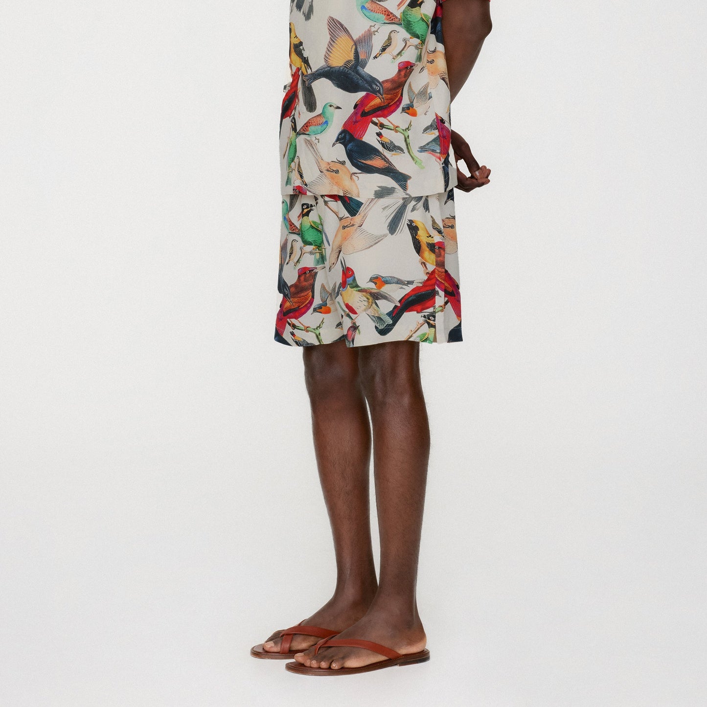 Men Kith &Kin Tropical Bird Active Short - Sandrift