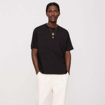 Men Kith &Kin Pima Jersey Alex Boxy Tee - Black