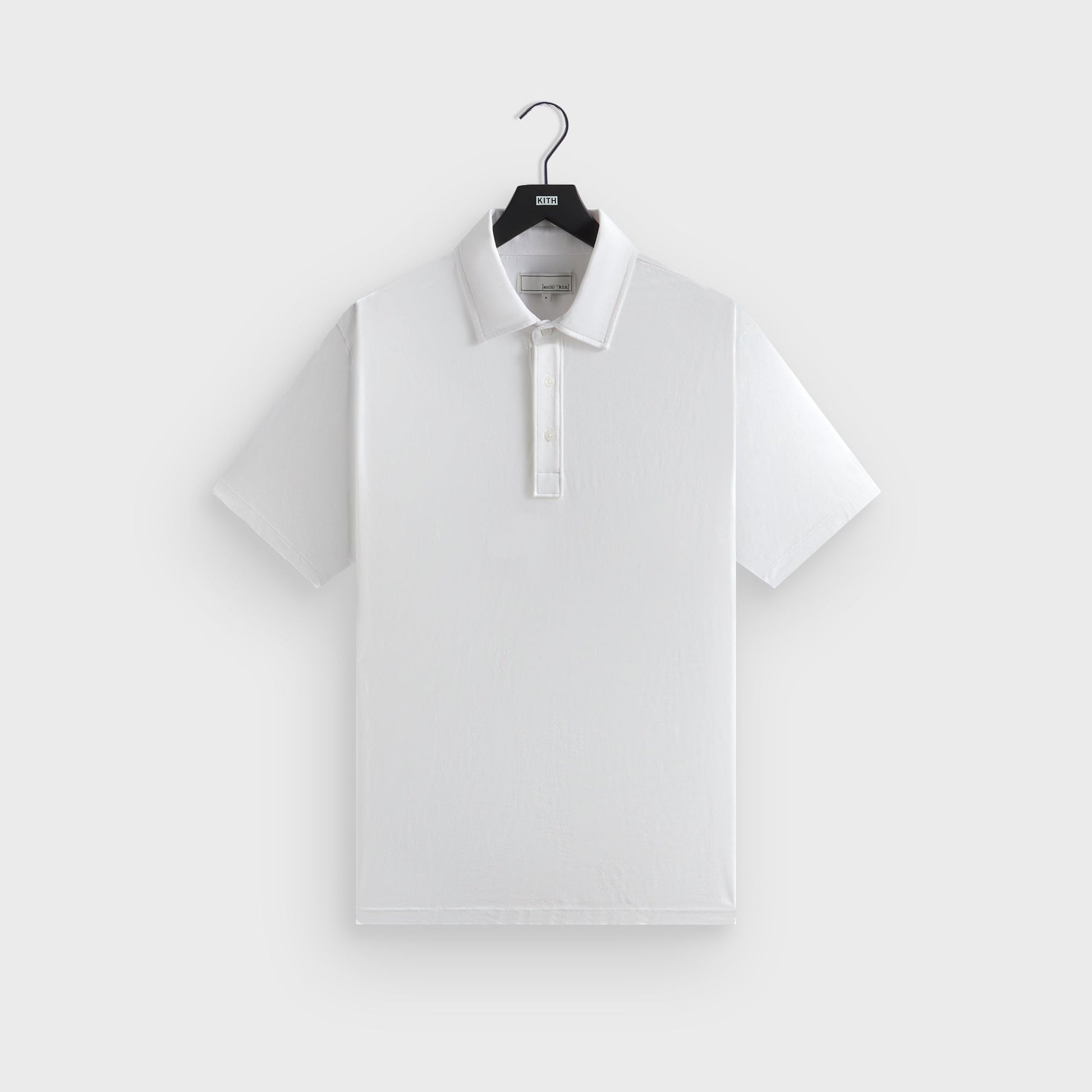 Men Kith &Kin Pima Jersey Short Sleeve Heathrow Polo - White
