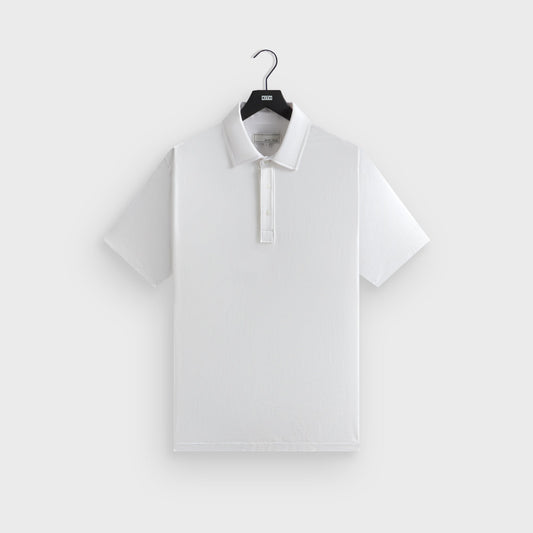 Men Kith &Kin Pima Jersey Short Sleeve Heathrow Polo - White