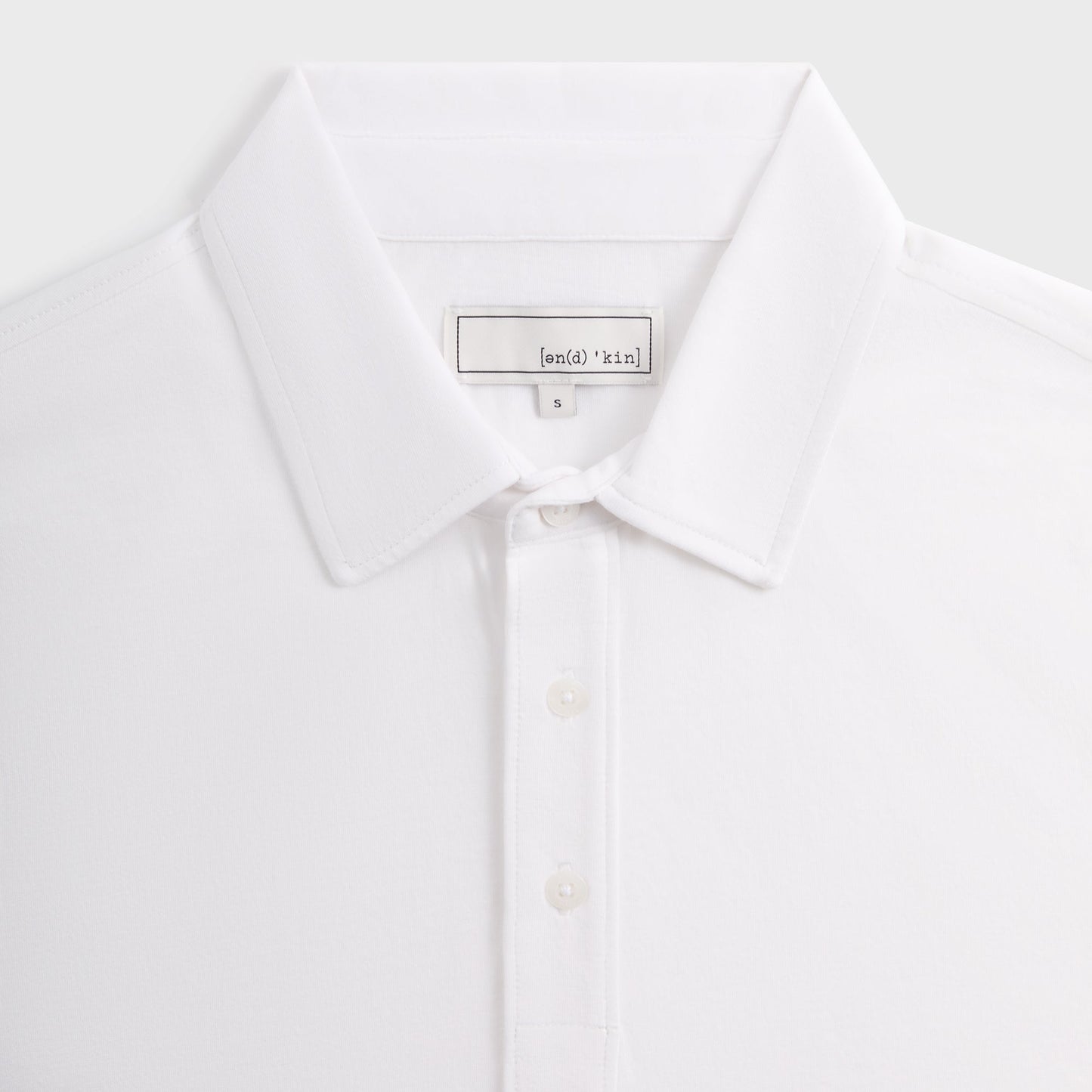 Men Kith &Kin Pima Jersey Short Sleeve Heathrow Polo - White