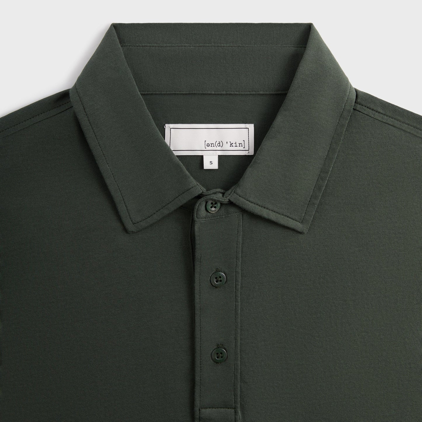 Men Kith &Kin Pima Jersey Short Sleeve Heathrow Polo - Taiga