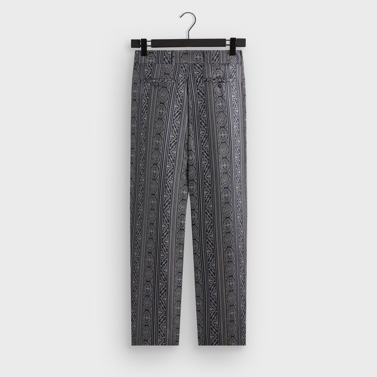 Men Kith &Kin Batik Stripe Pleated Ari Trouser - Nocturnal