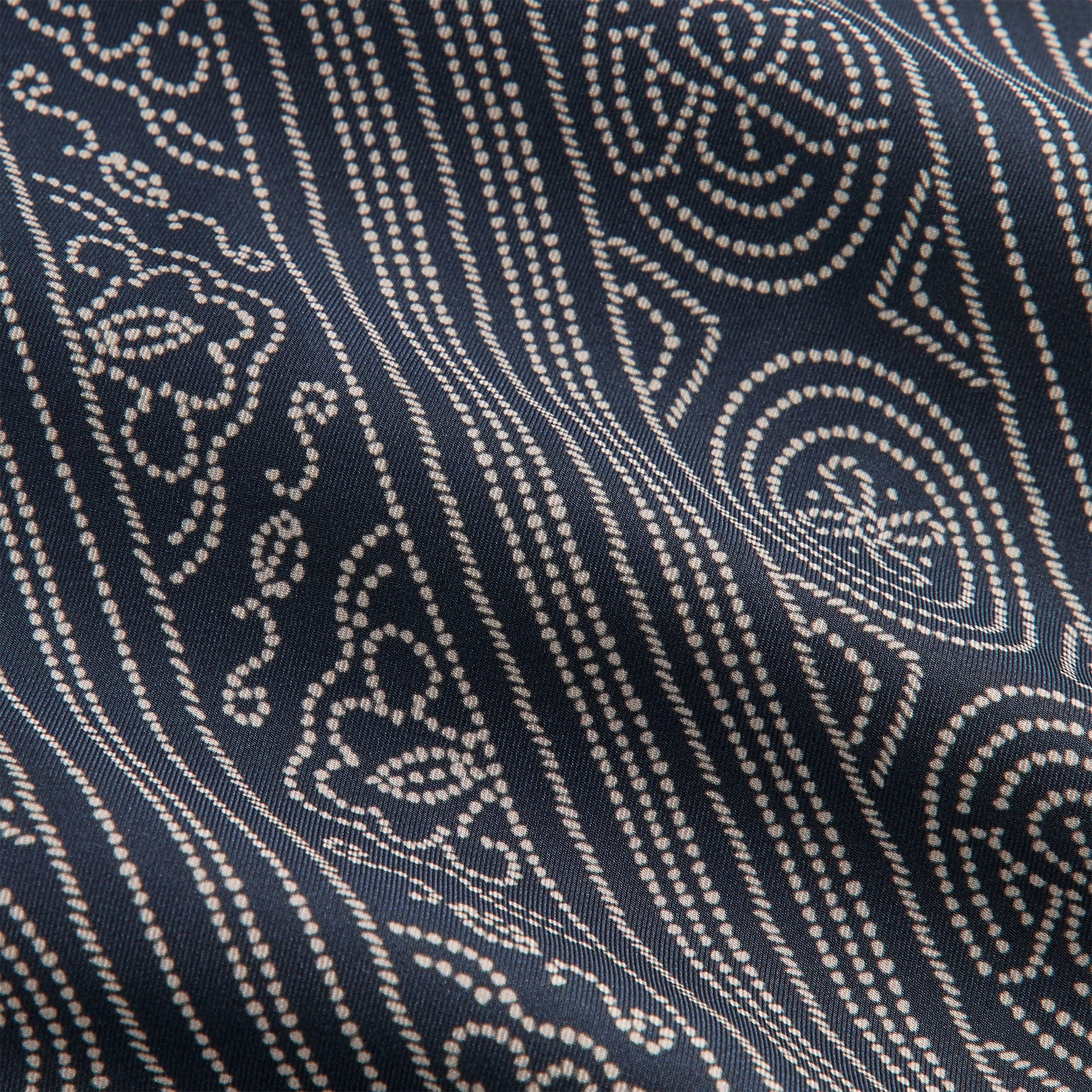 Men Kith &Kin Batik Stripe Pleated Ari Trouser - Nocturnal