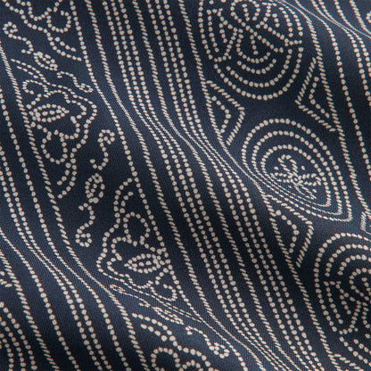 Men Kith &Kin Batik Stripe Pleated Ari Trouser - Nocturnal
