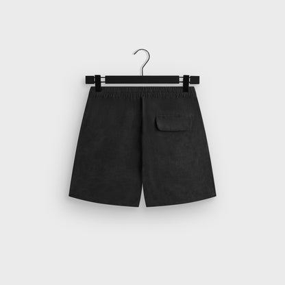 Men Kith &Kin Cupro Linen Kellen Short - Black