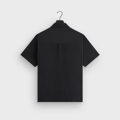 Men Kith &Kin Silk Habotai Beckham Buttondown - Black