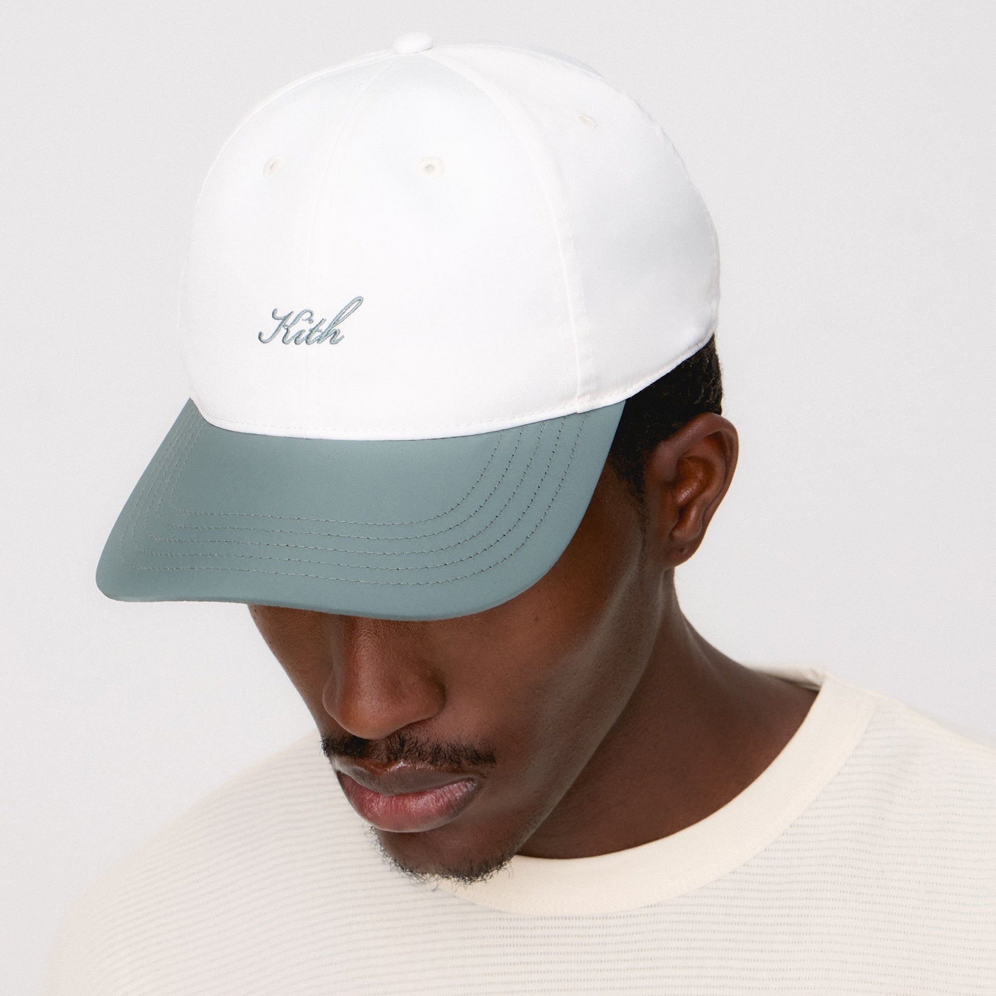 Men Kith Kith Transitional Nylon Two Tone Aaron Classic Cap - Court