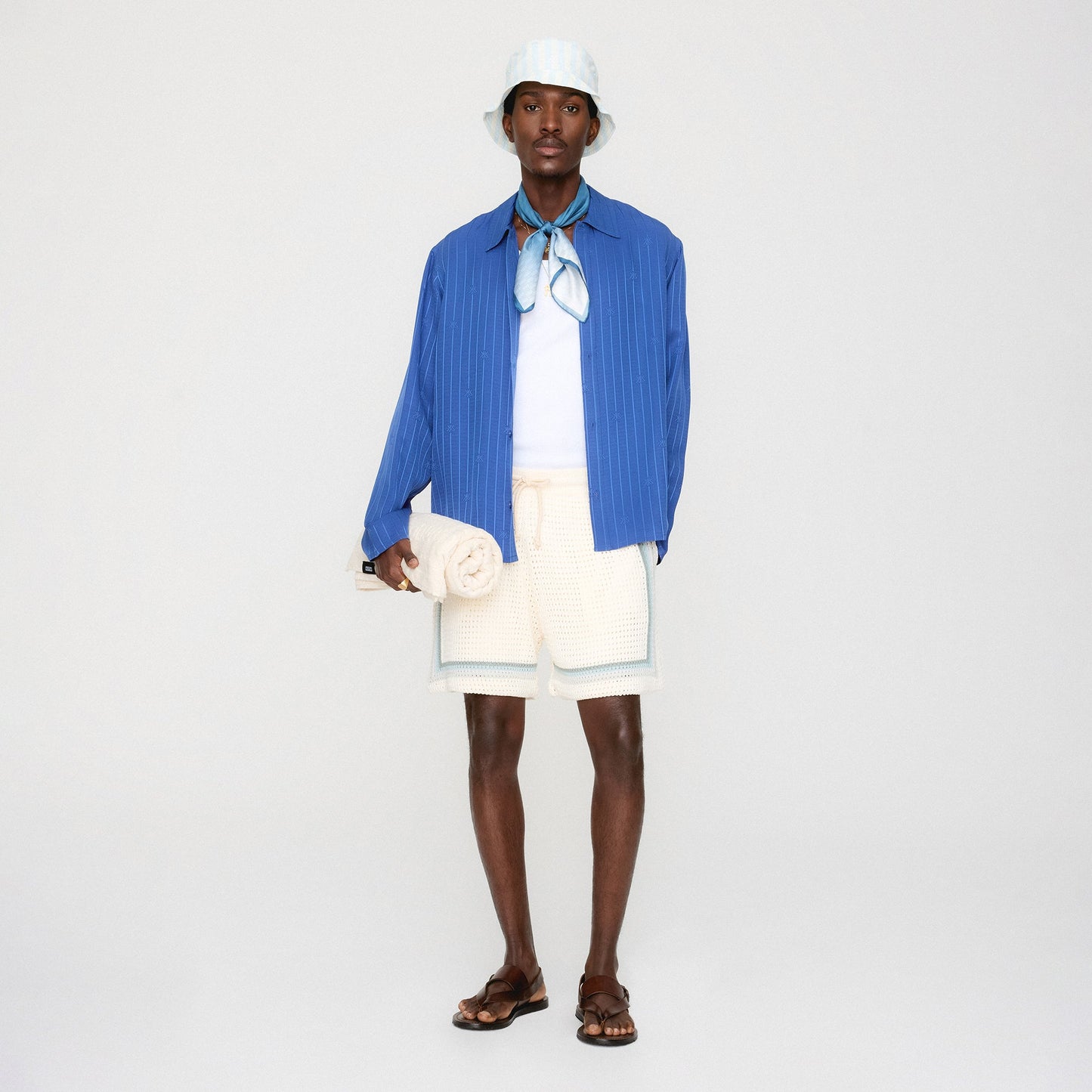 Men Kith Kith Crochet Curtis Short - Waffle
