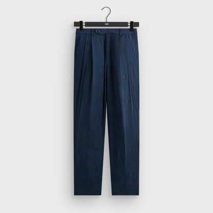 Men Kith Kith Kylan Pleated Trouser - Nocturnal
