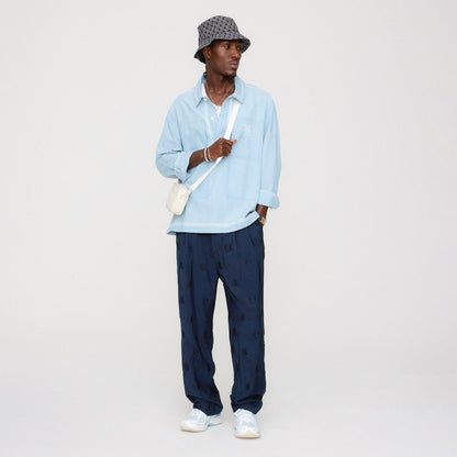 Men Kith Kith Kylan Pleated Trouser - Nocturnal