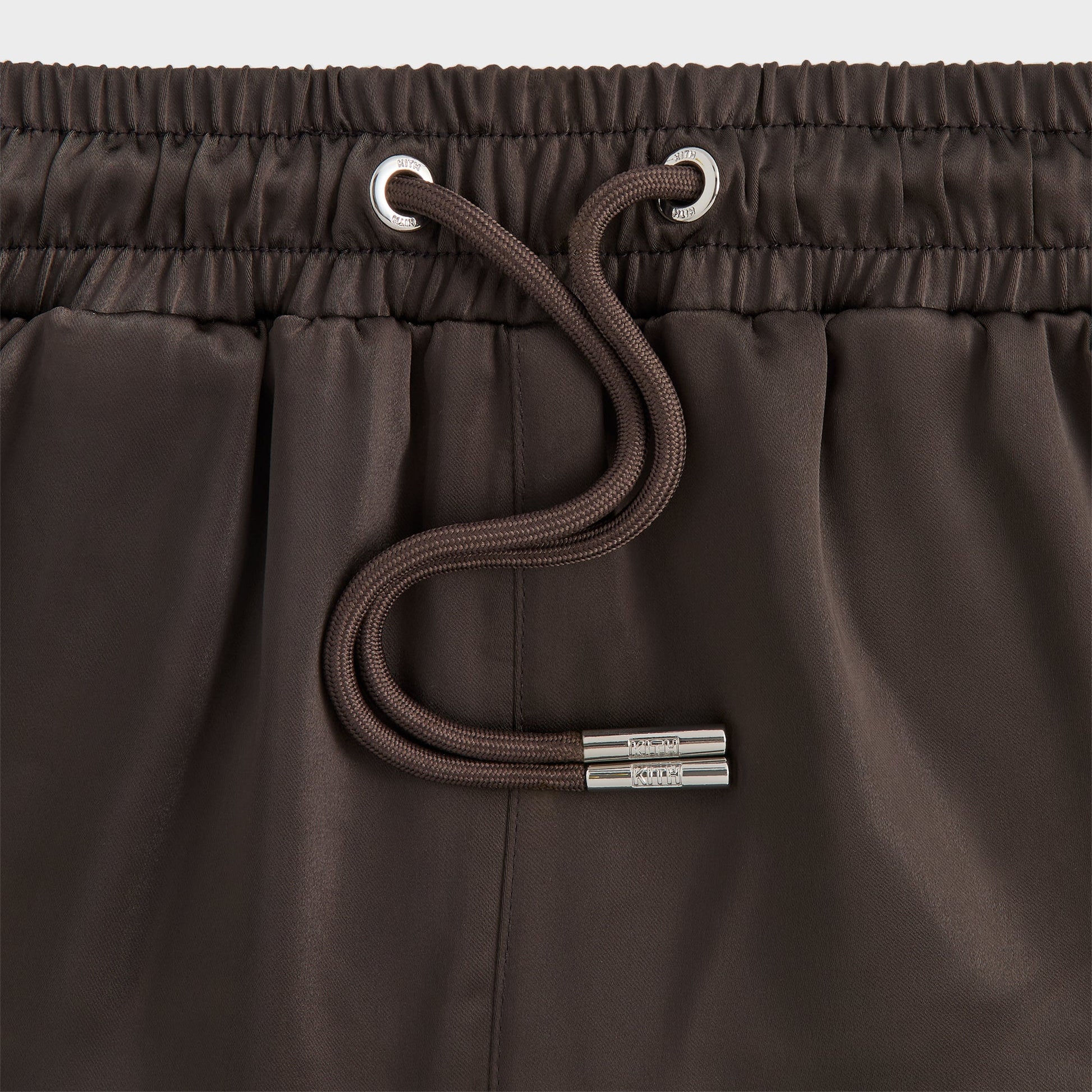 Men Kith &Kin Washed Satin Dylan Short - Kindling