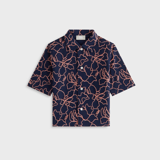 Kids Kith Kith Kids Iris Bennet Camp Shirt - Nocturnal