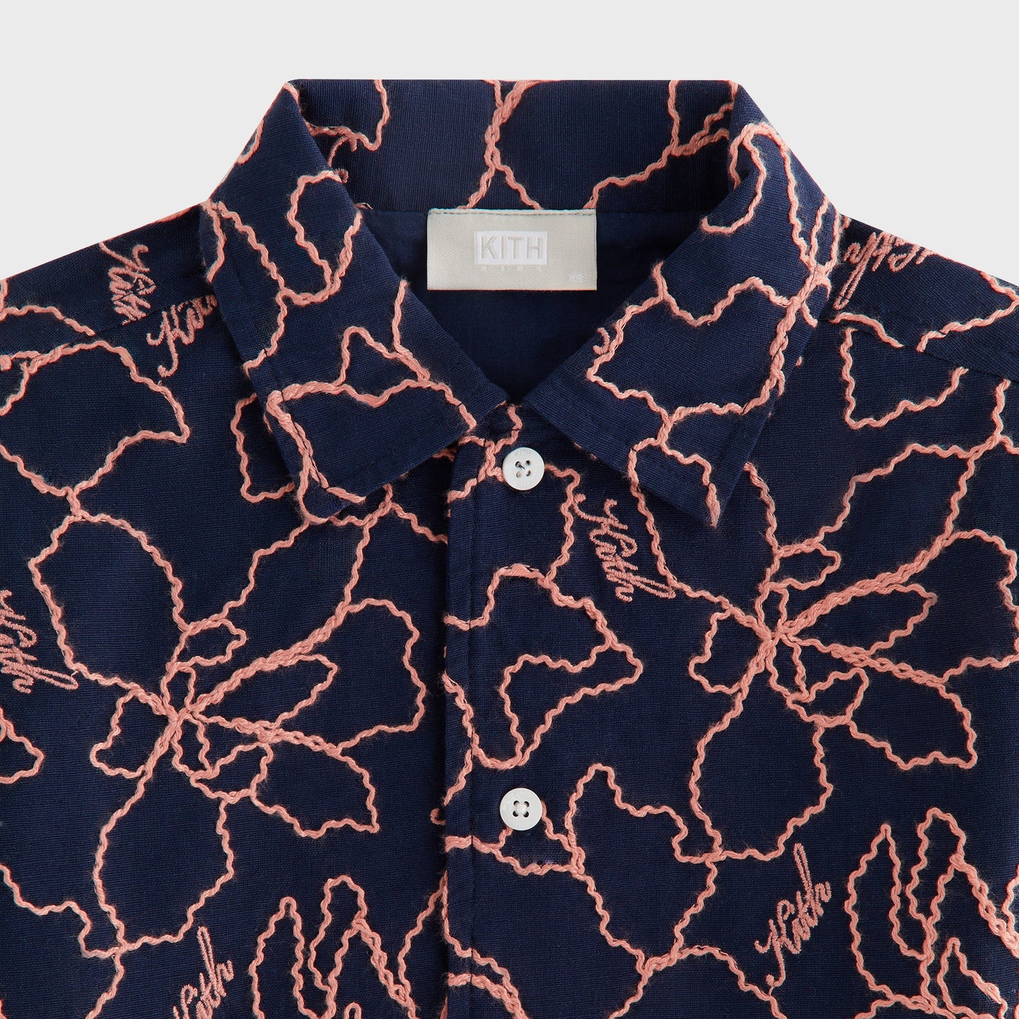 Kids Kith Kith Kids Iris Bennet Camp Shirt - Nocturnal