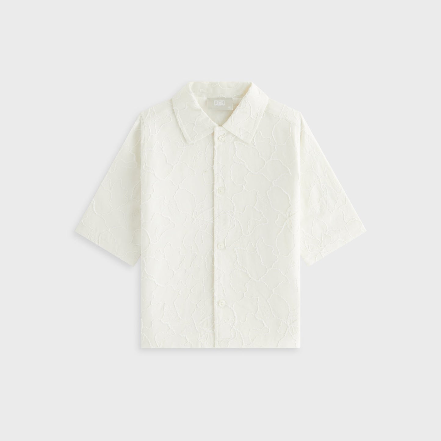 Kids Kith Kith Kids Iris Bennet Camp Shirt - Sandrift
