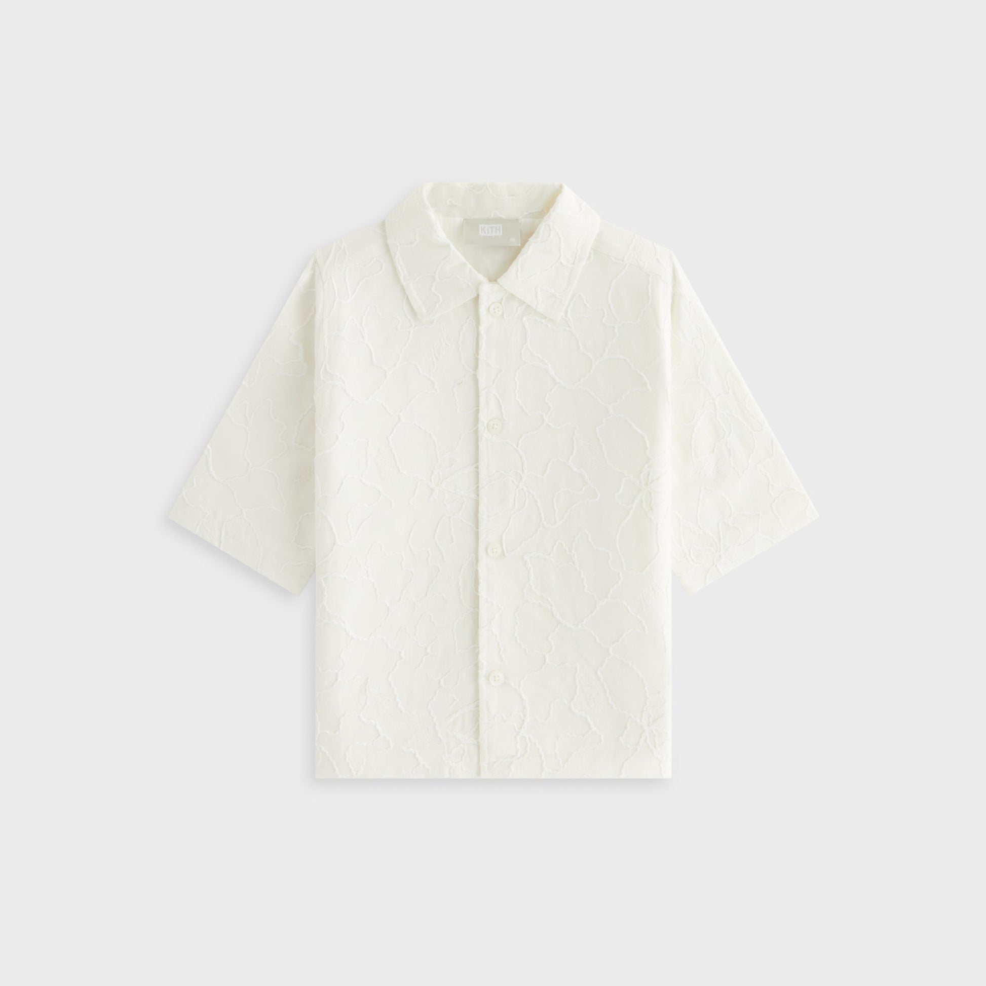 Kids Kith Kith Kids Iris Bennet Camp Shirt - Sandrift