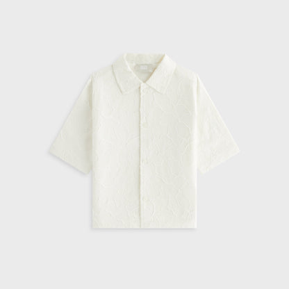 Kids Kith Kith Kids Iris Bennet Camp Shirt - Sandrift