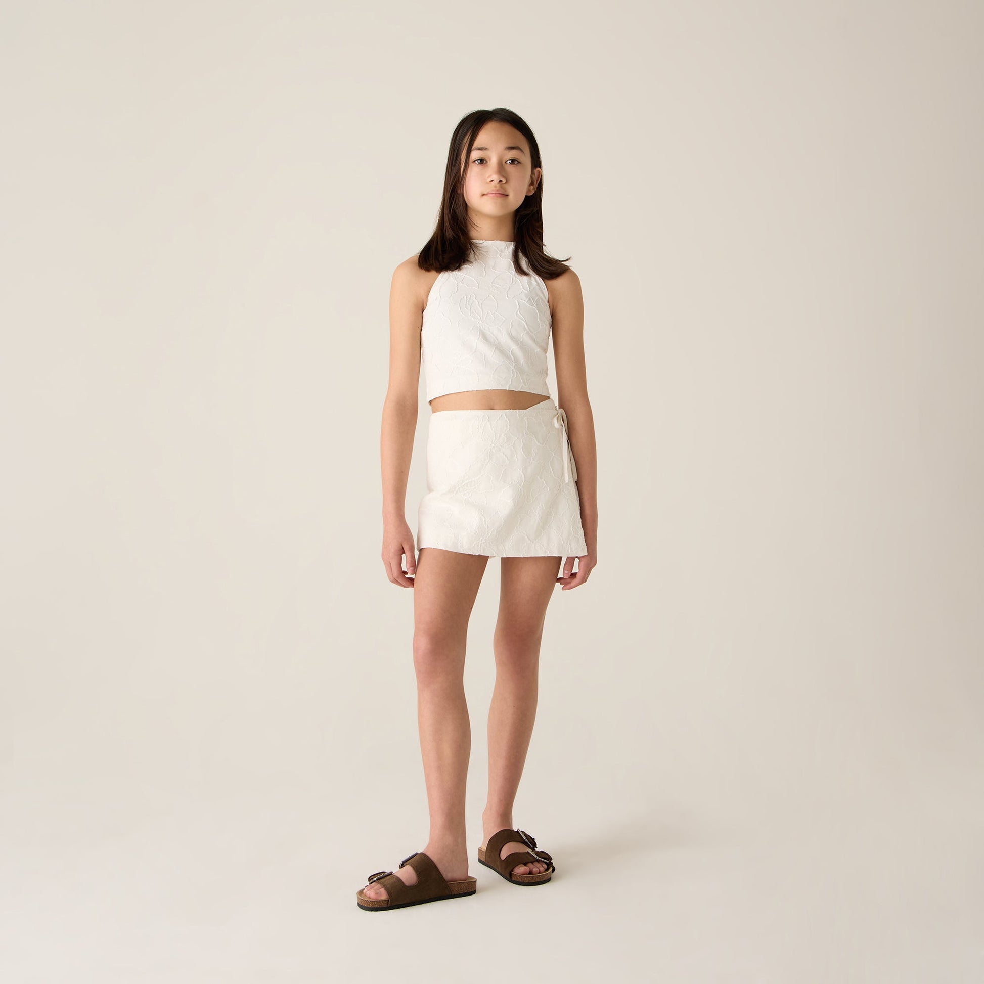 Kids Kith Kith Kids Iris Halter Top - Sandrift