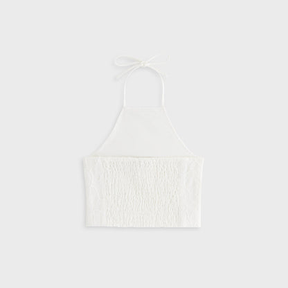 Kids Kith Kith Kids Iris Halter Top - Sandrift