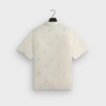 Men Kith Kith Short Sleeve Thompson Camp Collar Shirt - Sandrift