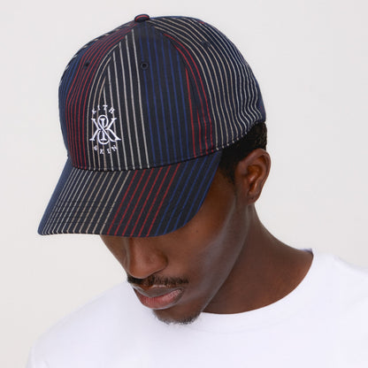Men Kith Kith Seersucker Aaron Classic Cap - Nocturnal