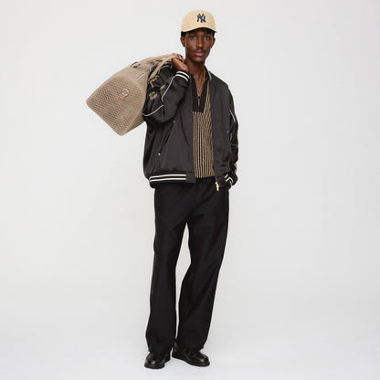Men Kith &Kin Vance Satin Bomber Jacket - Black