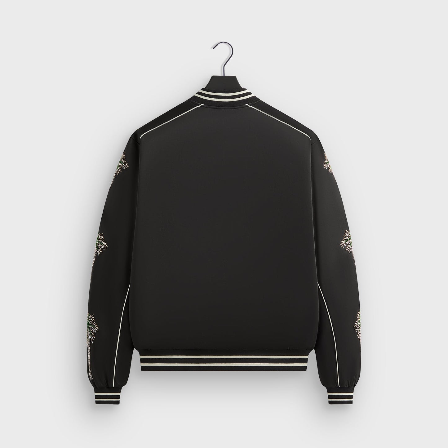 Men Kith &Kin Vance Satin Bomber Jacket - Black