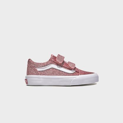 Kids Kith VANS PS Old Skool V Glitter - Rose Gold